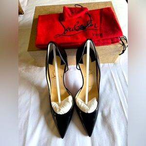 Black 100 mm Iriza Christian Louboutin heels